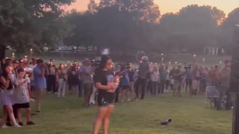 BREAKING 🚨 HUNDREDS of Patriots show up to a Vigil in Germantown Tennessee.