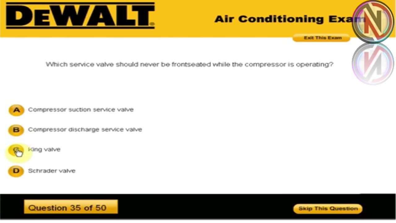 Dewalt Air Conditioning Exam | Part 2 | Prepare for ICE, RSES, NATE | HVAC Technician Certification