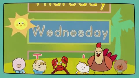 Days of the Week Song _ The Singing Walrus