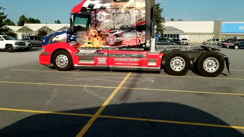 Awesome paint/wrap job on a semi