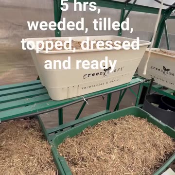 💪🏻 In just five hours over the weekend i managed to prepare for the abundant produce to come.⁣