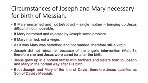 The miracle of Jesus' conception