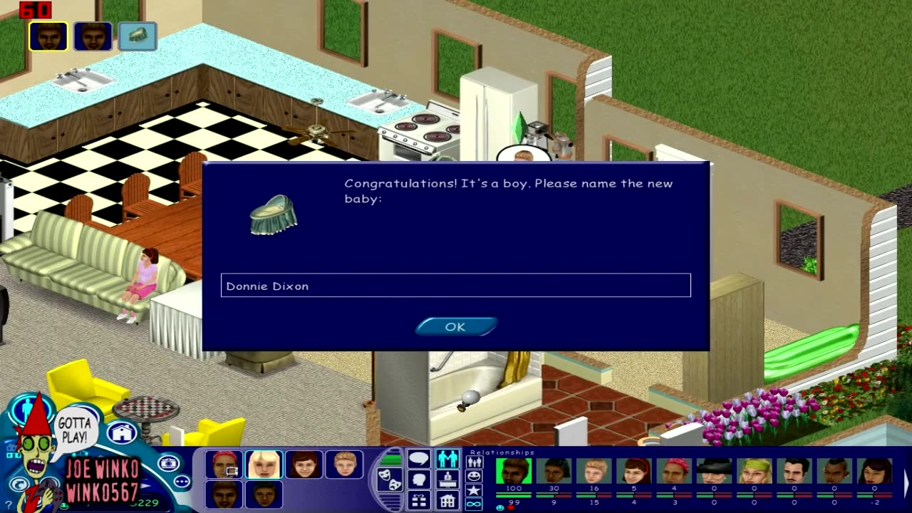 Sims 1 Gameplay Series 1x43 Joe Winko
