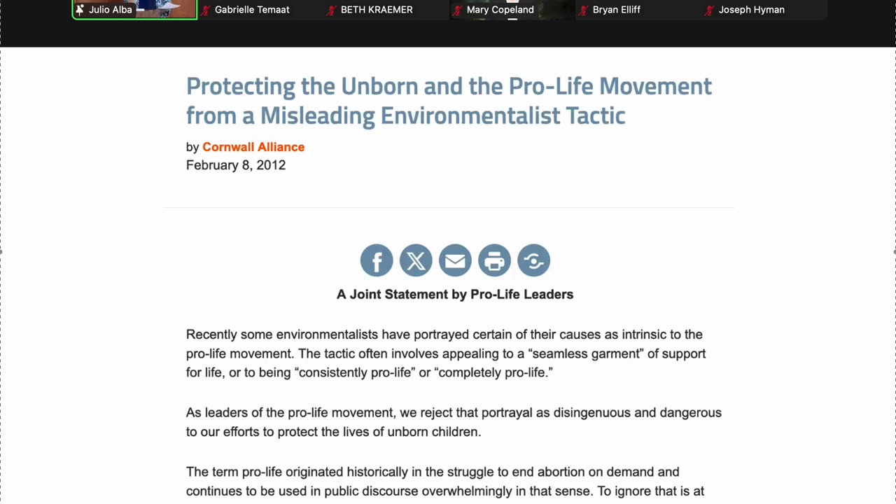 Pro-lifers limit 'moral theater' to humans, professor says