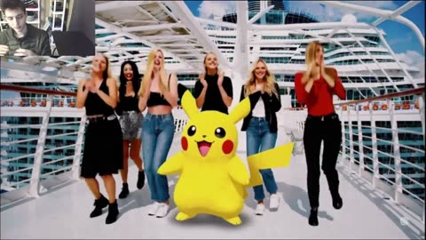 Outtake #1,243 Of Pikachu The Pokemon Dancing With Women On A Cruise Ship Fake Funny Parody Video