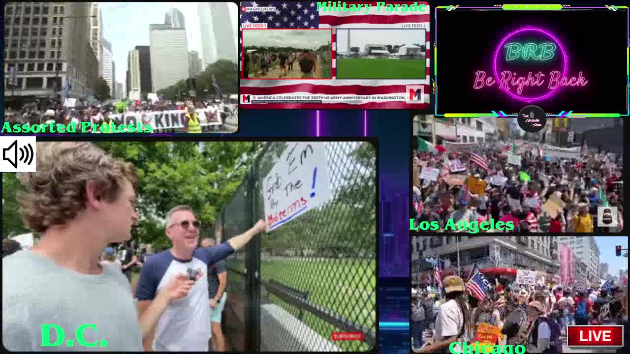 No Kings Insurrection, Military Parade, POTUS B-day, and News
