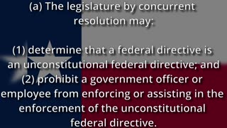 State Asserting Sovereignty Over Feds