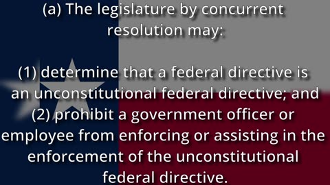 State Asserting Sovereignty Over Feds