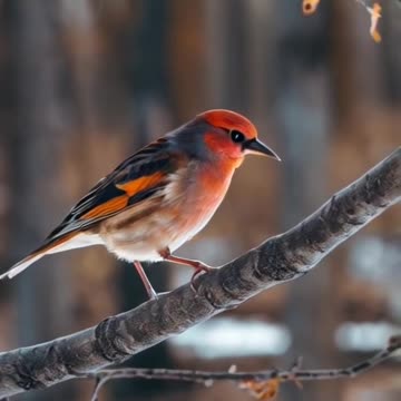 Beautiful Bird on the Branch