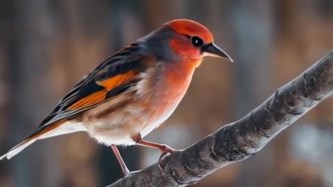 Beautiful Bird on the Branch