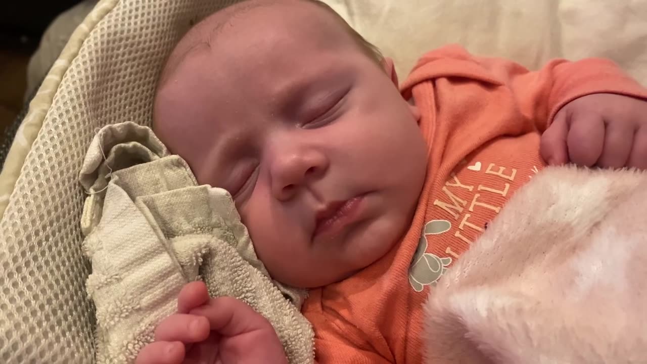 Baby Kayla Day 33: Sleeping Like a Dream!