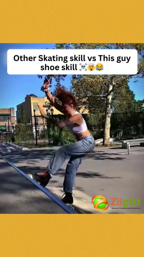 Other Skating skill vs This guy shoe skill ☠️🤯😂
