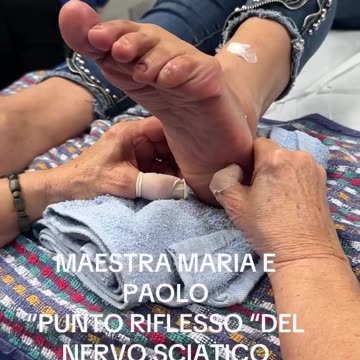 RIFLESSOLOGIA PLANTARE - Nervo Sciatico (massaggio)