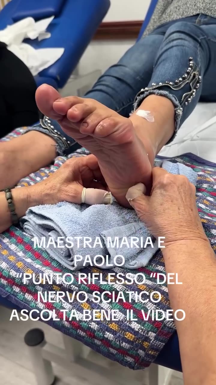 RIFLESSOLOGIA PLANTARE - Nervo Sciatico (massaggio)