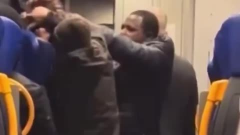 The fake asylum seeker in Italy wants to travel without a ticket and insults a travel