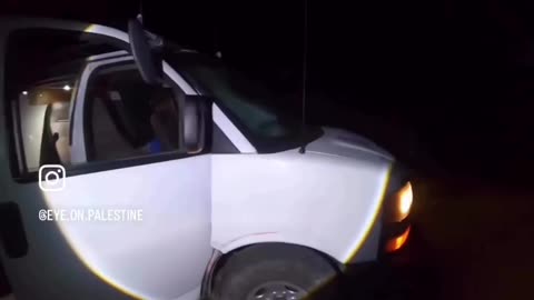 Vehicle attack by isreal