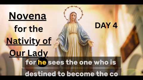 Novena for the Nativity of Our Lady: Day 4