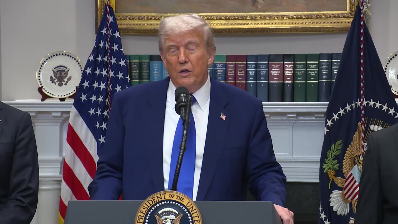 President Trump Holds a Press Conference with the Secretary of Health and Human Services