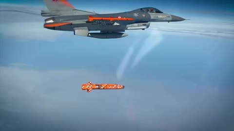 Turkish air force test-fired SOM-J cruise missile