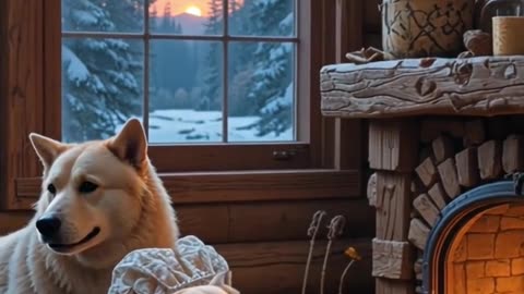 Dog Shares a Spoonful of Love#cute #pets #facts #puppy #facts