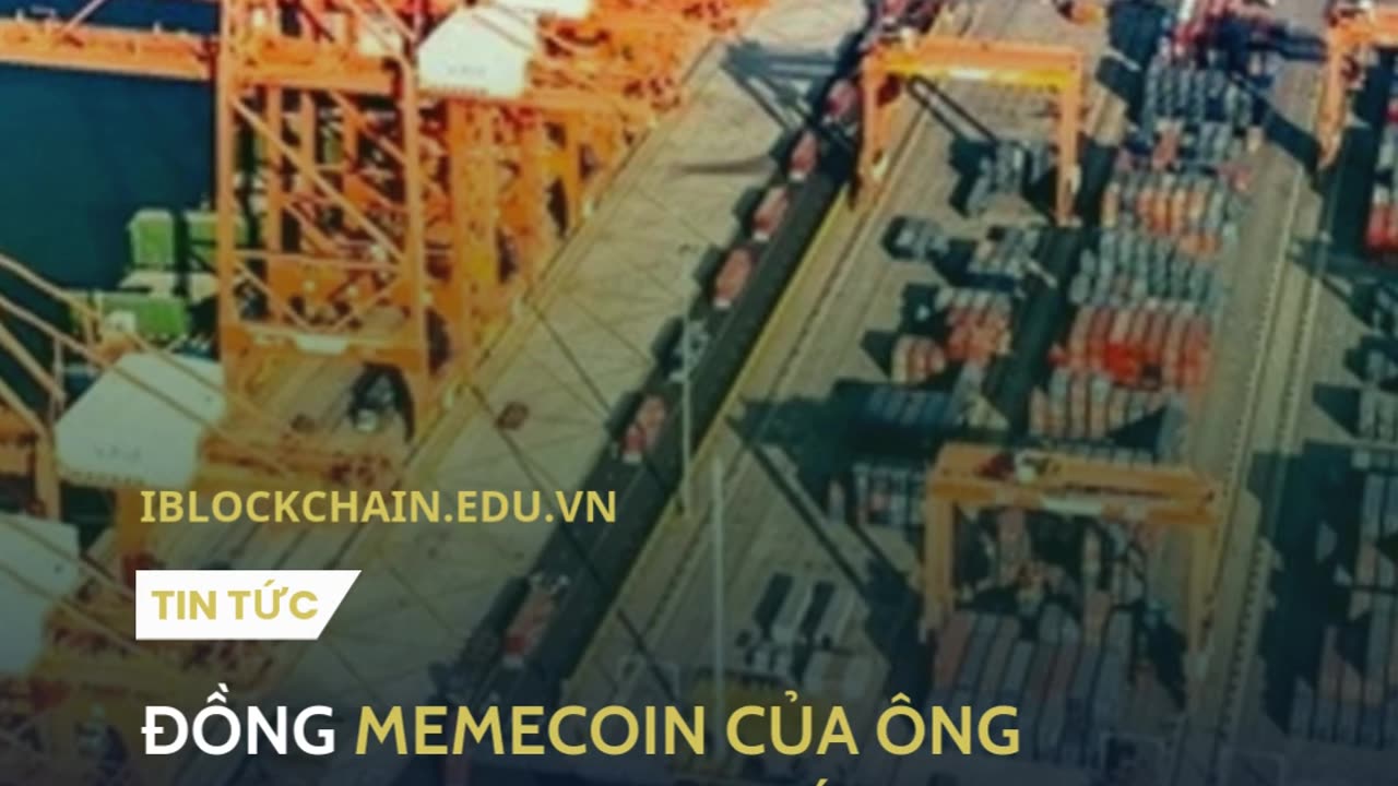 Đồng TRUMP đang lao dốc sau khi Nhà Trắng công bố chính sách thuế mới. - iblockchain.edu.vn