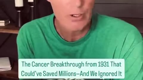 In 1931, a doctor discovered the real root of cancer and the world ignored him. His name was Dr. Otto Warburg. He won the Nobel prize for discovering something that should have changed. Cancer treatment forever