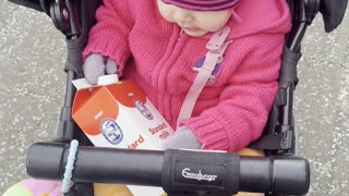 Baby Kayla Becomes Mommy’s Little Helper 🥛