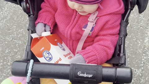 Baby Kayla Becomes Mommy’s Little Helper 🥛