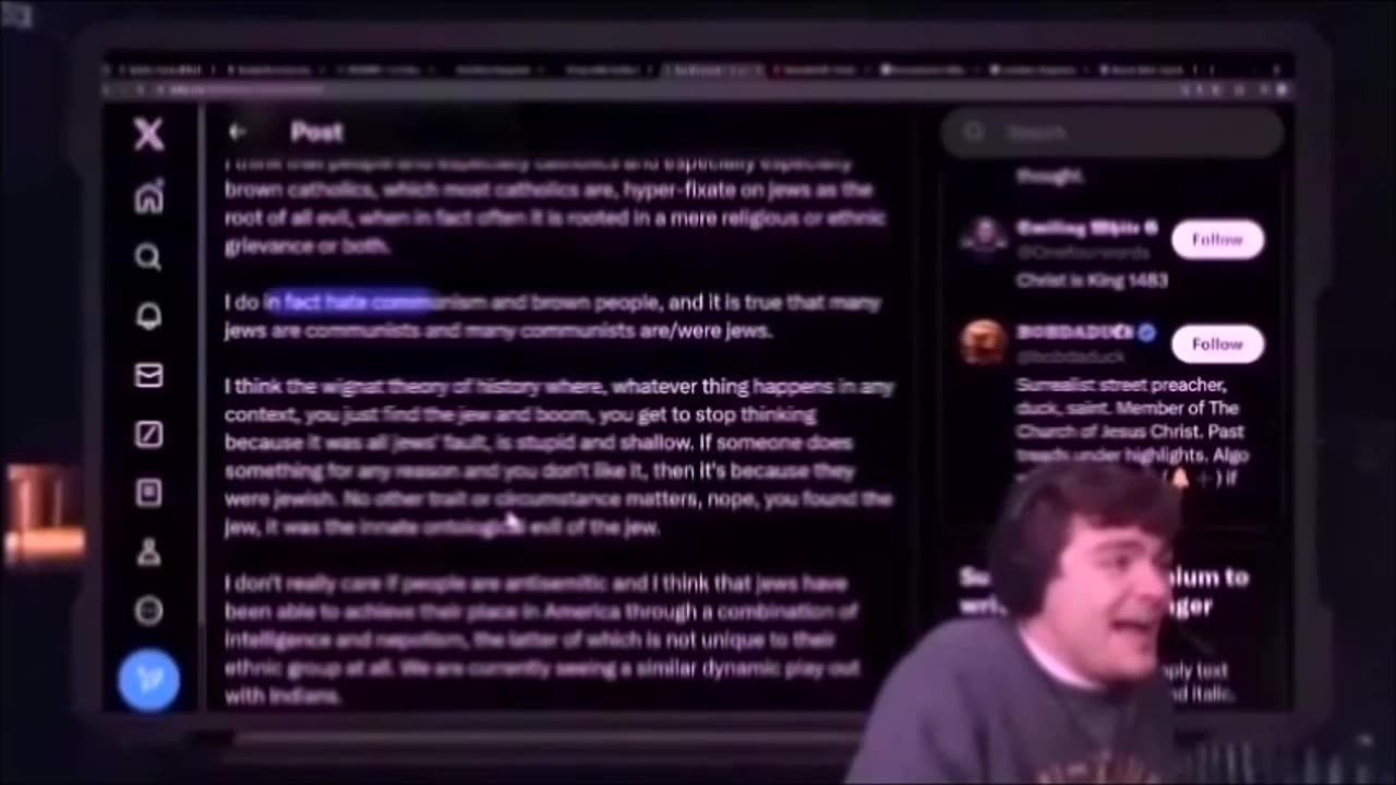 Nick Fuentes Hilarious jew voice Compilation