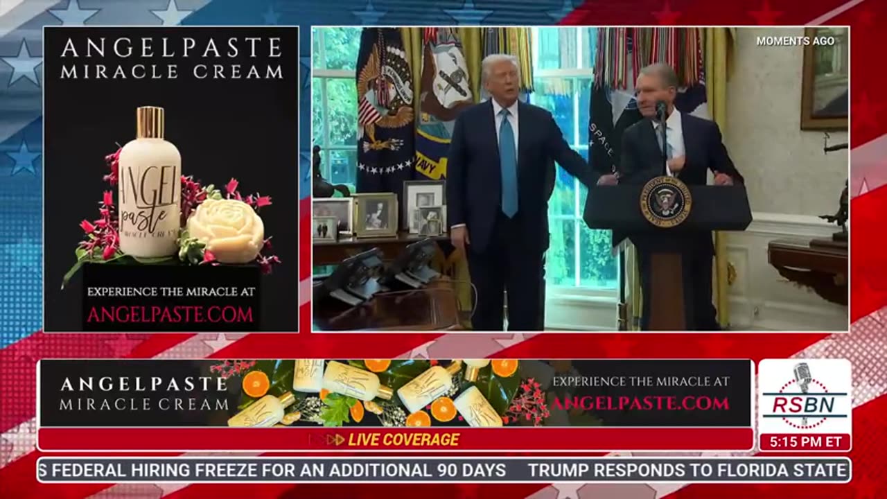 RSBN Paul Atkins Swearing in Chairman of Securities and Exchange Commission - 4-22-25