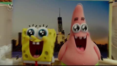 [Clip] Bob Esponja: Un Fuera del Agua | Algodón de Azúcar | Venevisión (Venezuela 🇻🇪)