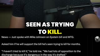 Mike Johnson DENIES Killing Epstein Bill