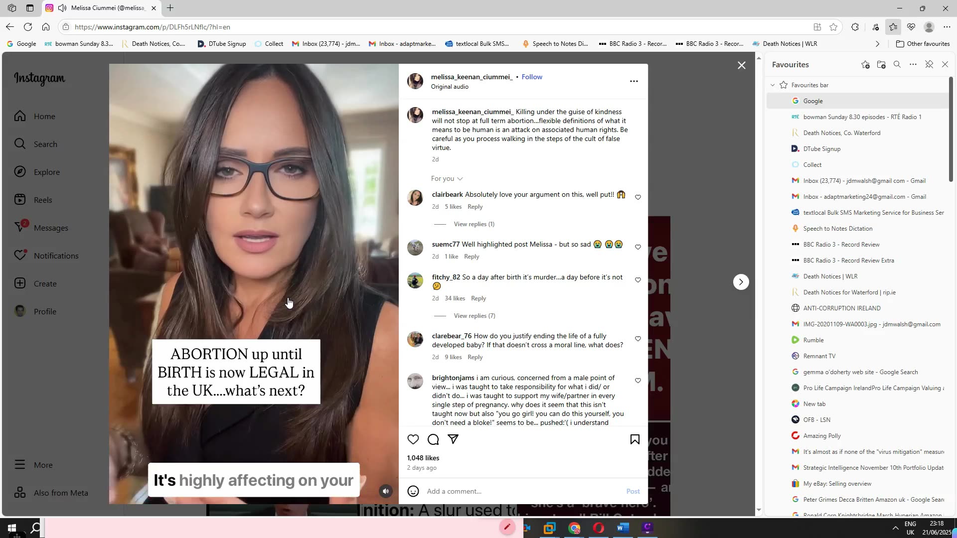 Melissa Ciummei on the UKs latest abortion legislation 21-06-25