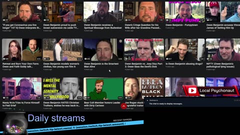 Owen Benjamin (April 19th) & etc. lolcow watch party