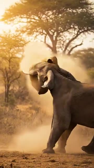 Lion and Elephant Fierce Fight 🦁🐘