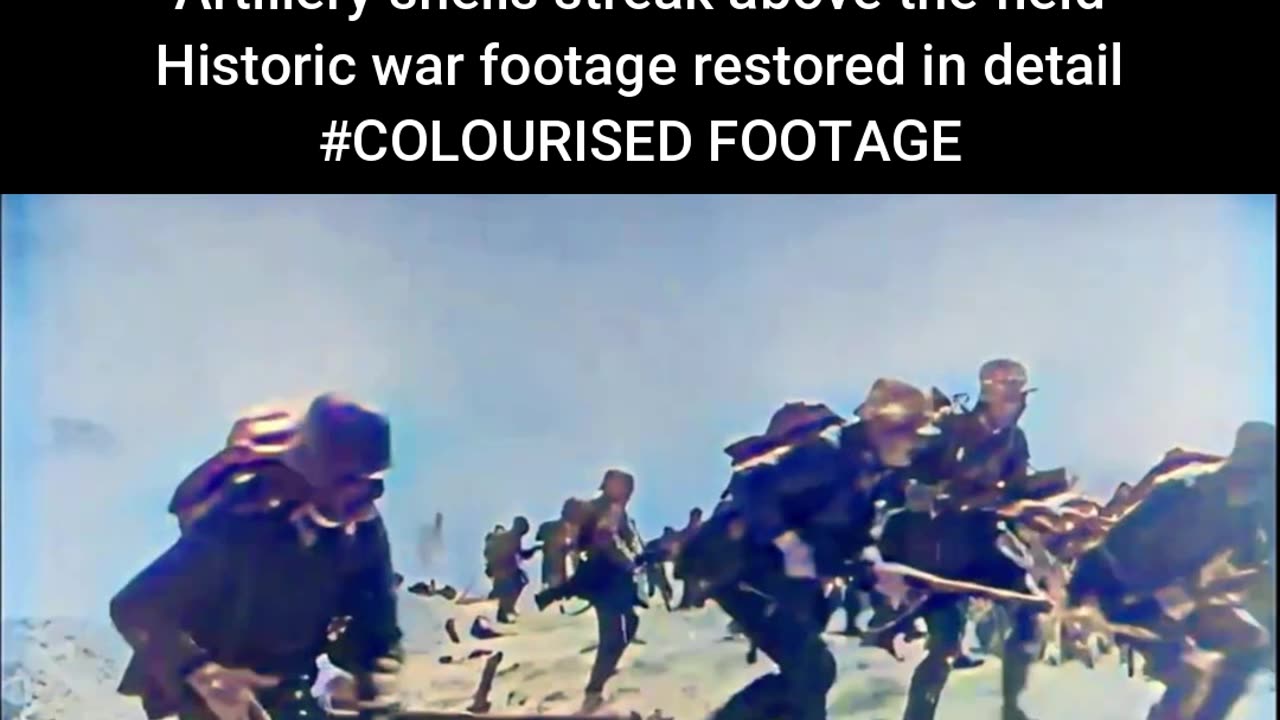 British Troops Stand Firm Against Bayonet Equipped Troops 1917