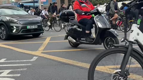 Tube Strikes In London Lead Commuters To Bicycle