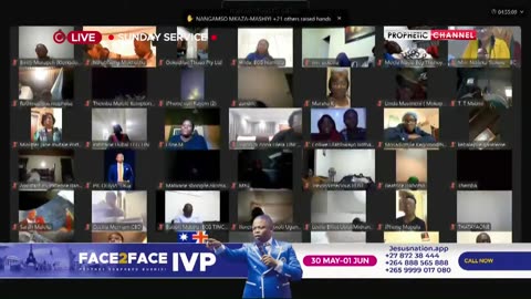 SUNDAY SERVICE ONLINE - LILONGWE, MALAWI - PROPHET SHEPHERD BUSHIRI 27.04.2025 [evening]