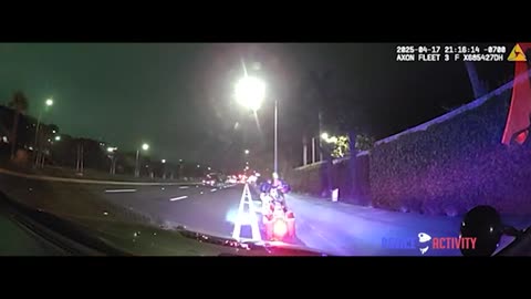 Motorcyclist Grabs Officer's Taser During Altercation Then Gets Shot!