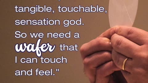 Why a Wafer Became God: When Faith Demands Flesh