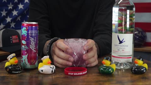 Frank Peske - Grey Goose Strawberry & Lemongrass Vodka & Alani Hawaiin Shaved Ice Energy Drink