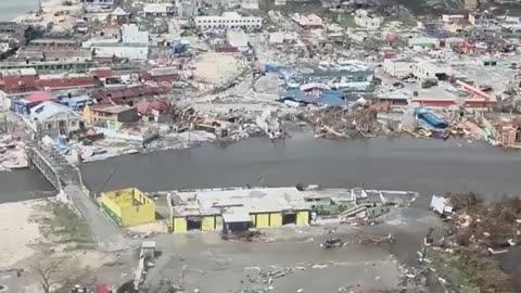 Aerial images show widespread damage from Hurricane Melissa in St. Elizabeth Jamaica