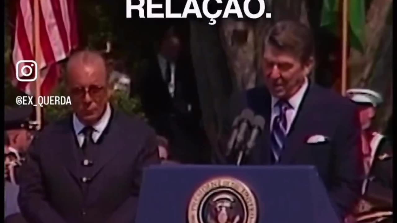 🇧🇷🤝🇺🇸 1982, tempo em que o Brasil tinha um presidente e as relações EUA-Brasil eram levadas a sério. Esses tempos retornarão.