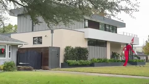 Giant Scary Skeleton Elf-on-the-Shelf