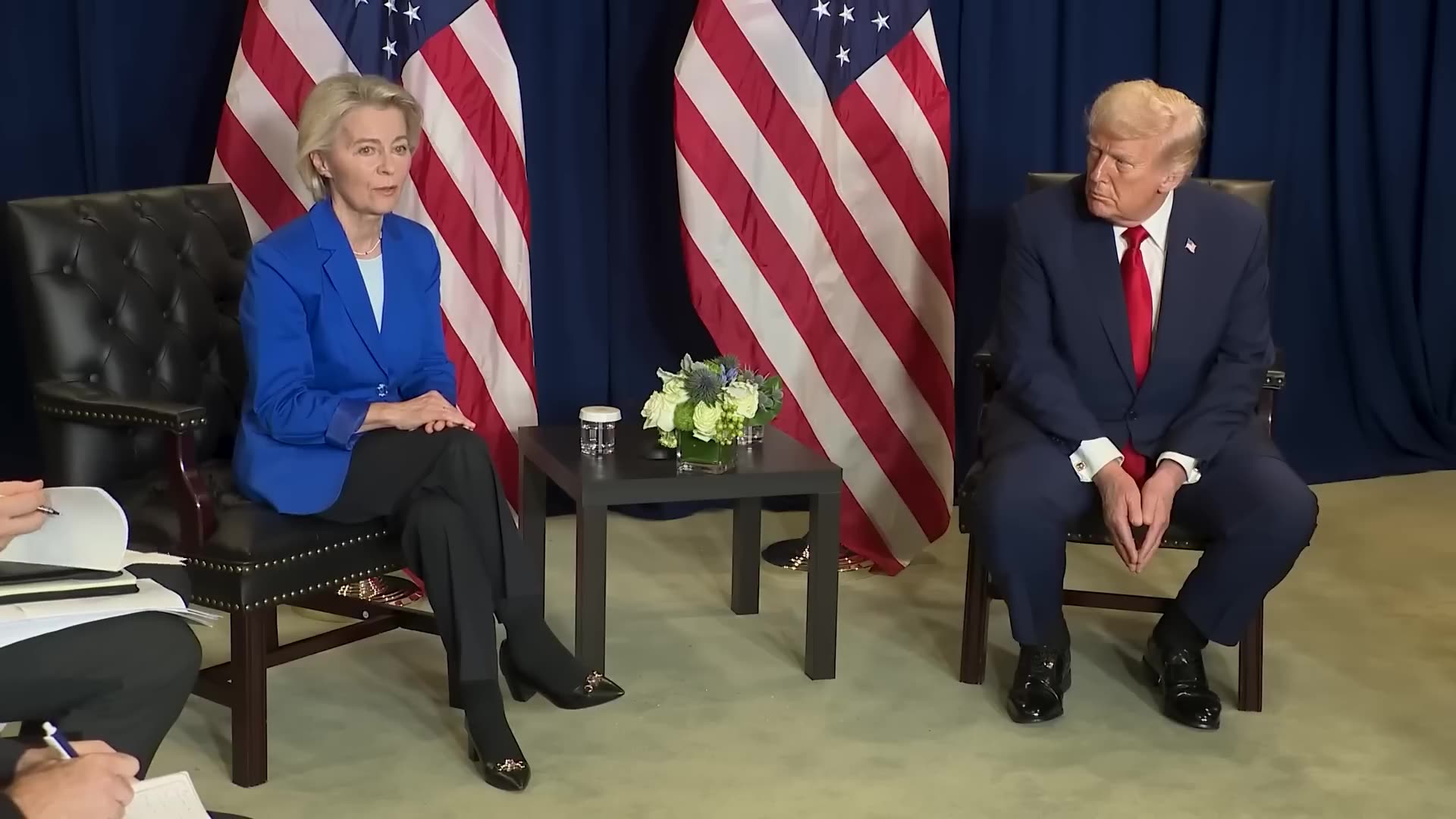 📌Trump Holds High-Level Meeting with EU President von der Leyen