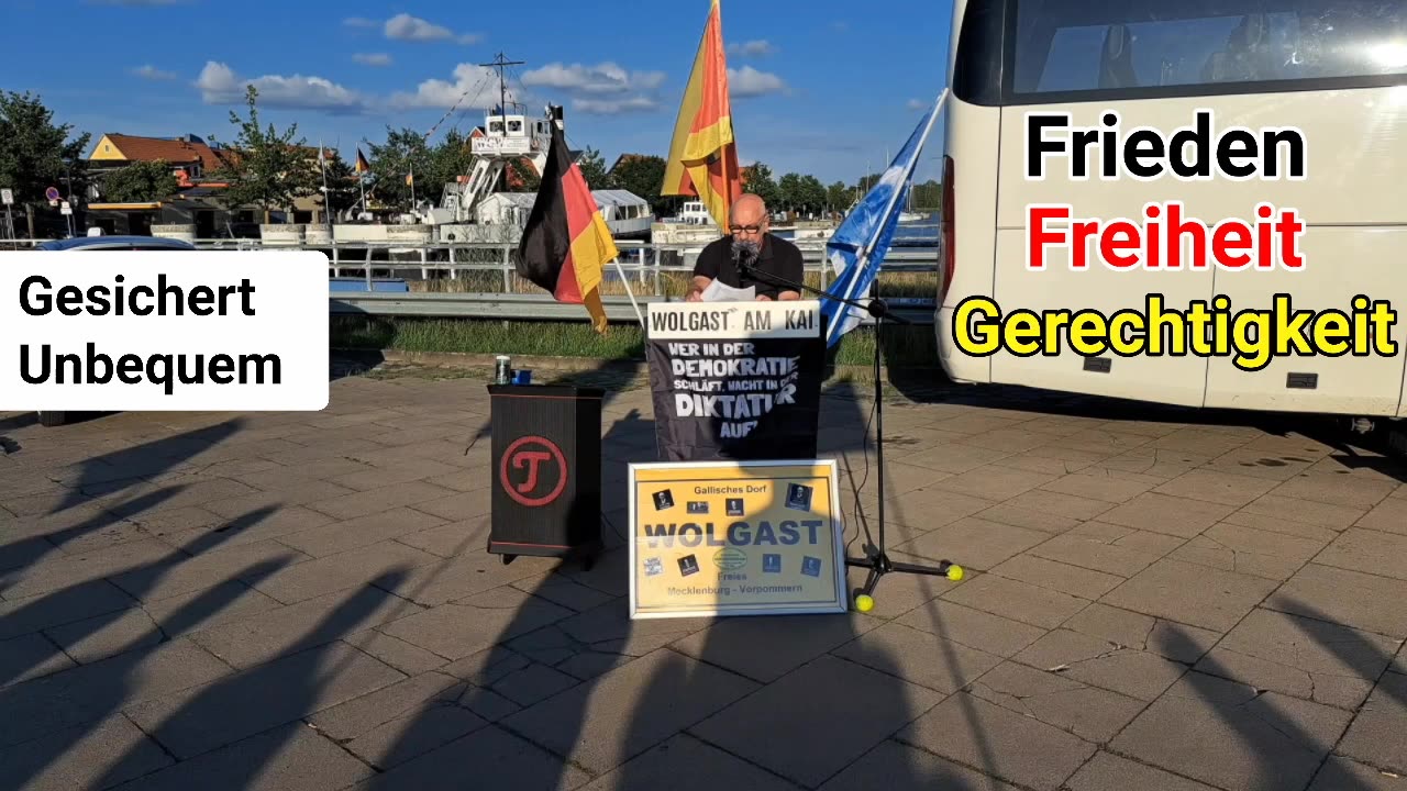 Wolgast - Falko eröffnet - Rede von Ingo 29-07-2025