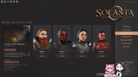 Solasta: Part 1 - Char-act-er Chre-A-tion