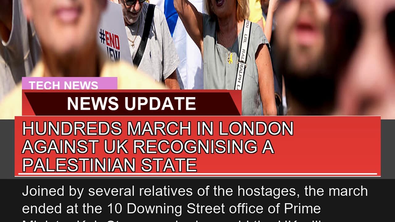 Hundreds March in London Against UK Recognising a