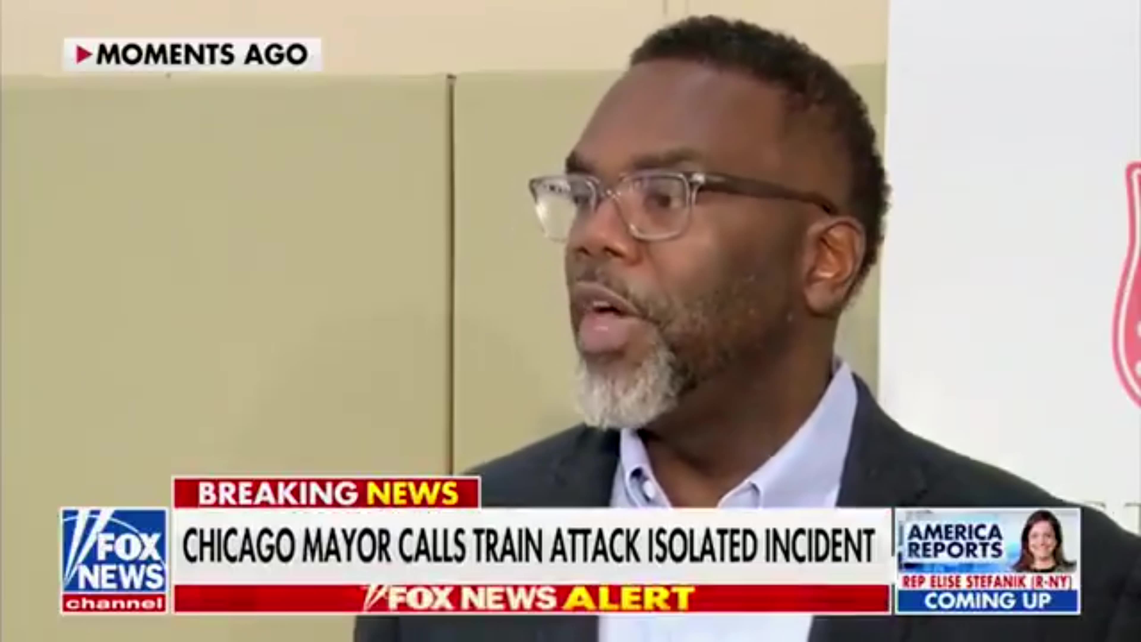 Brandon Johnson Shrugs off Man with 49 Prior Arrests Setting Woman on Fire on Chicago Train