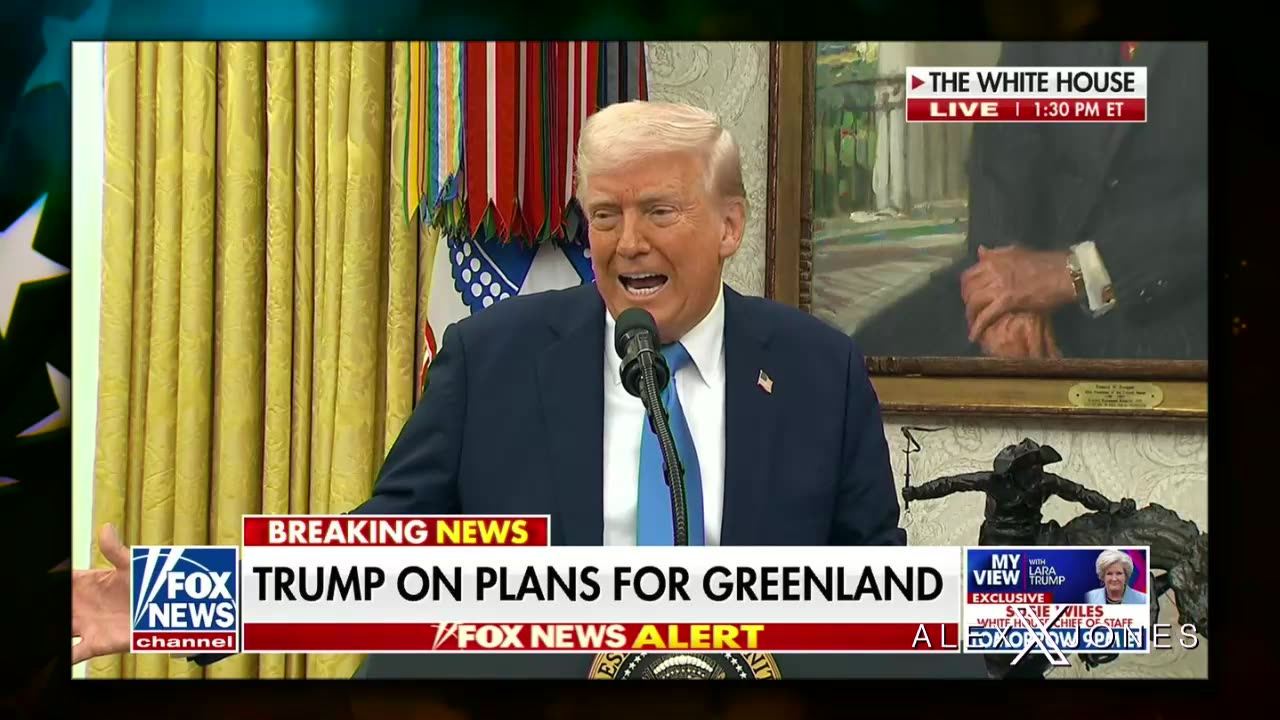 President Trump Says We Need Greenland For International Security / World Peace,